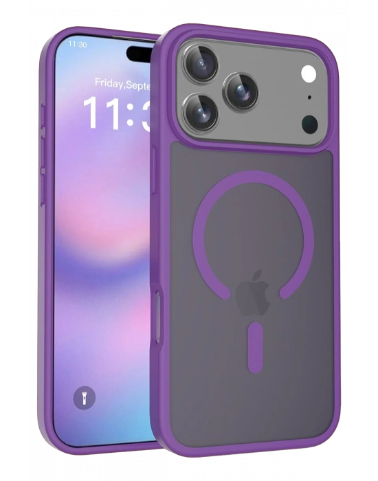 Joko Apple iPhone 17 Pro Max Jota Magsafe Kapak - Derin Mor