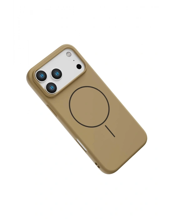 Joko Apple iPhone 17 Pro Max Jully Magsafe Kapak - Çöl Titanyum