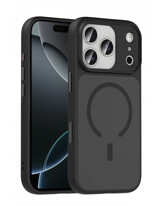 Joko Apple iPhone 17 Pro Max Megane Magsafe Kapak - Siyah