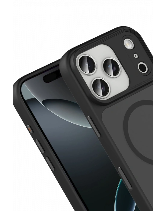 Joko Apple iPhone 17 Pro Max Megane Magsafe Kapak - Siyah