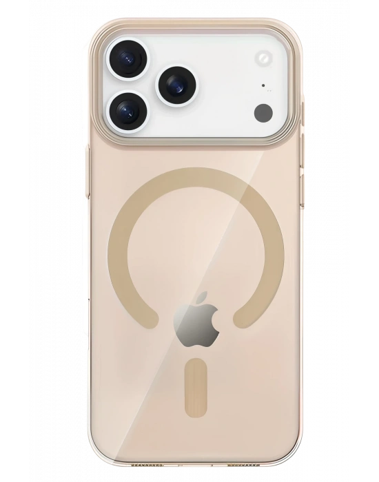 Joko Apple iPhone 17 Pro Max PC Blank Magsafe Kapak - Çöl Titanyum