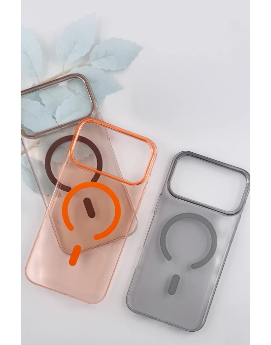 Joko Apple iPhone 17 Pro Max PC Blank Magsafe Kapak - Şeffaf