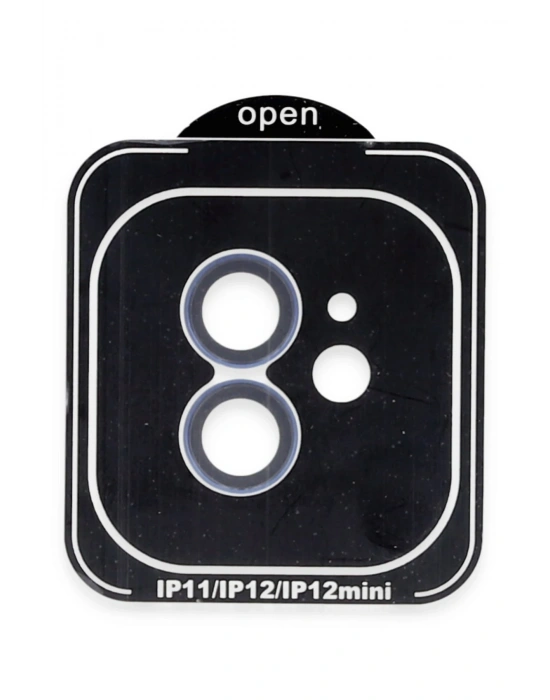 Joko iPhone 11 PVD Metal Kamera Lens - Mavi