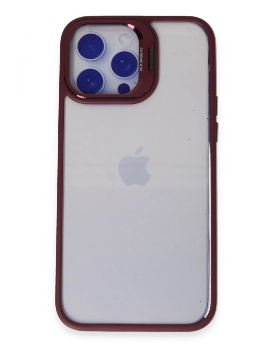 Joko iPhone 14 Pro Kılıf Roblox Lens Standlı Kapak - Bordo