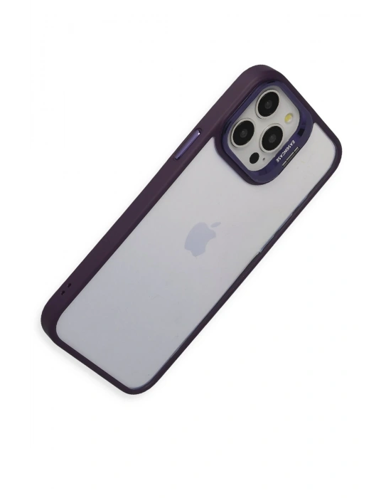 Joko iPhone 14 Pro Kılıf Roblox Lens Standlı Kapak - Mor