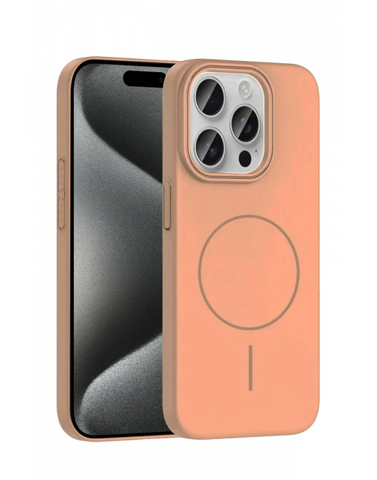 Joko iPhone 14 Pro Max Broş Magsafe Kapak - Çöl Titanyum