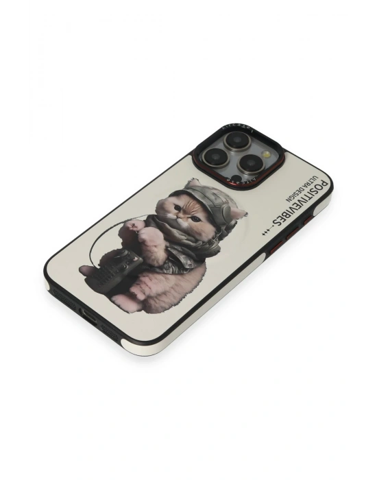 Joko iPhone 14 Pro Max Fun Magsafe Kapak - Beyaz