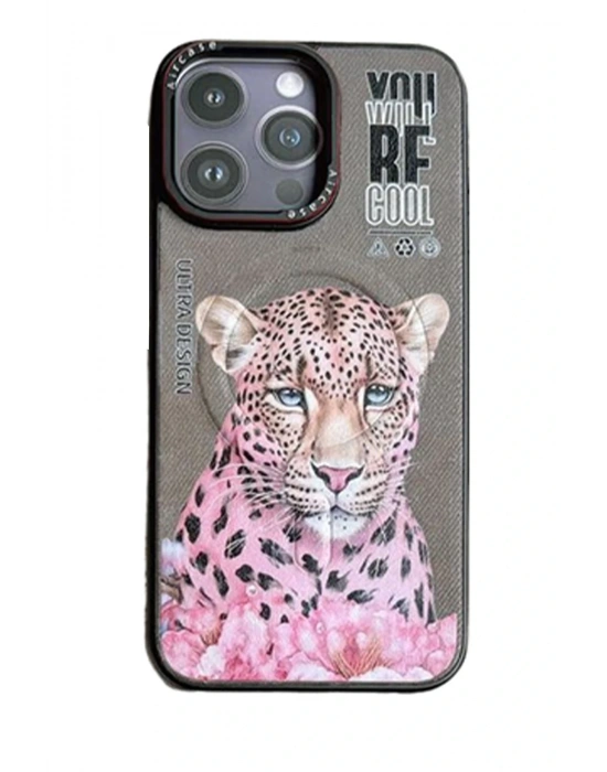 Joko iPhone 14 Pro Max Fun Magsafe Kapak - Natural Grey-2