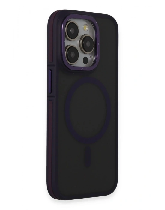 Joko iPhone 14 Pro Max Kılıf Rocky Magsafe Kapak - Derin Mor