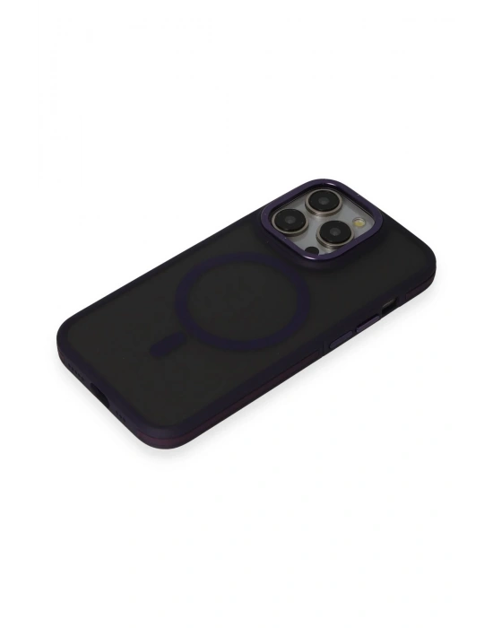 Joko iPhone 14 Pro Max Kılıf Rocky Magsafe Kapak - Derin Mor