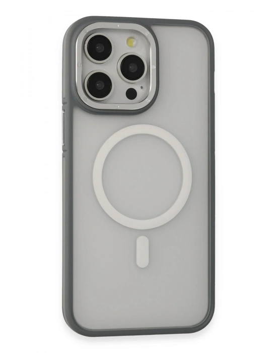 Joko iPhone 14 Pro Max Kılıf Rocky Magsafe Kapak - Gümüş