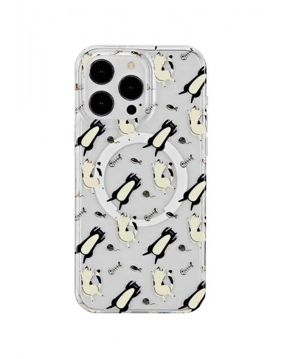 Joko iPhone 14 Pro Tanya Magsafe Kapak - Desen 4