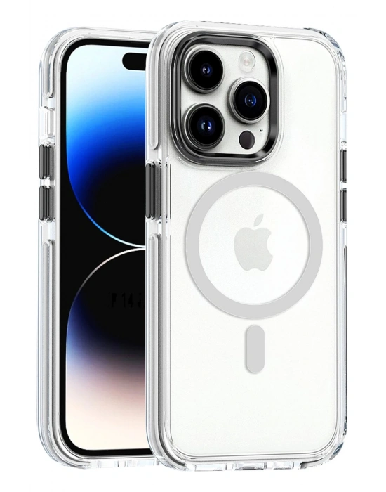 Joko iPhone 15 Pro Bella Magsafe Kapak - Gri