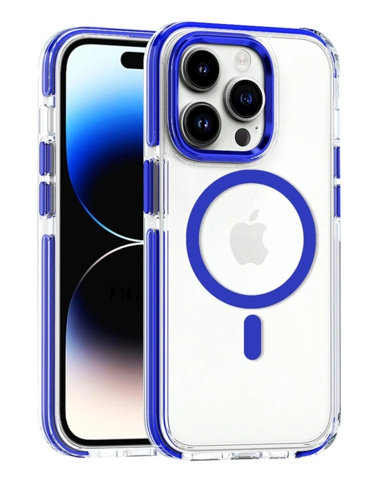 Joko iPhone 15 Pro Bella Magsafe Kapak - Mavi