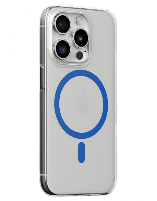 Joko iPhone 15 Pro Kılıf Bubble Magsafe Kapak - Mavi