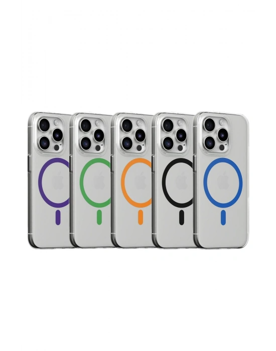 Joko iPhone 15 Pro Kılıf Bubble Magsafe Kapak - Siyah