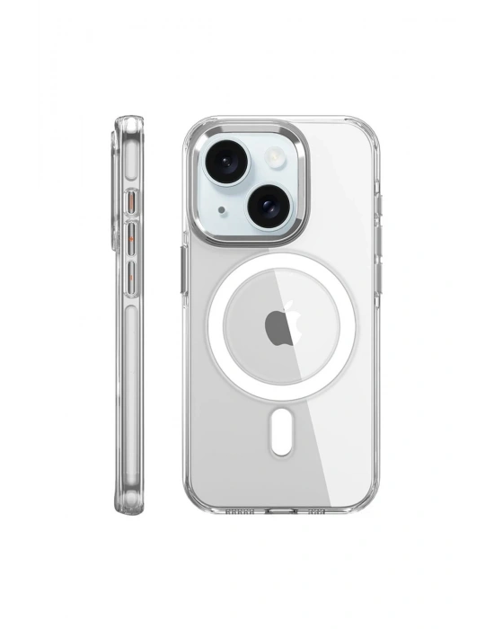 Joko iPhone 15 Pro Kılıf Crystal Magsafe Kapak - Şeffaf