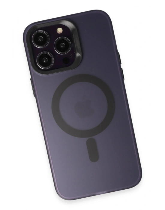 Joko iPhone 15 Pro Kılıf Mateks Magsafe Kapak - Derin Mor