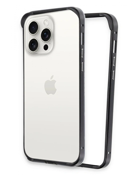 Joko iPhone 15 Pro Land Bumper Koruma Kapak - Siyah