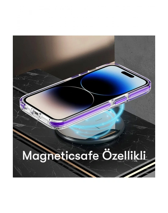 Joko iPhone 15 Pro Max Bella Magsafe Kapak - Derin Mor