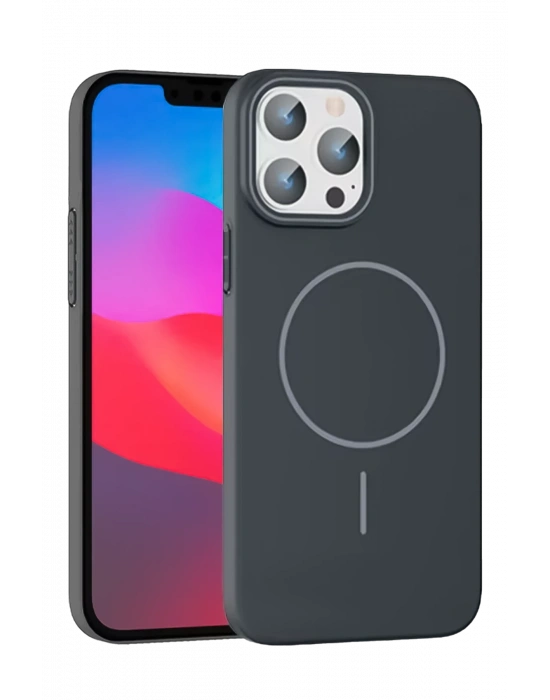 Joko iPhone 15 Pro Max Broş Magsafe Kapak - Füme