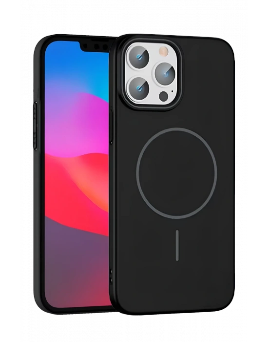 Joko iPhone 15 Pro Max Broş Magsafe Kapak - Siyah