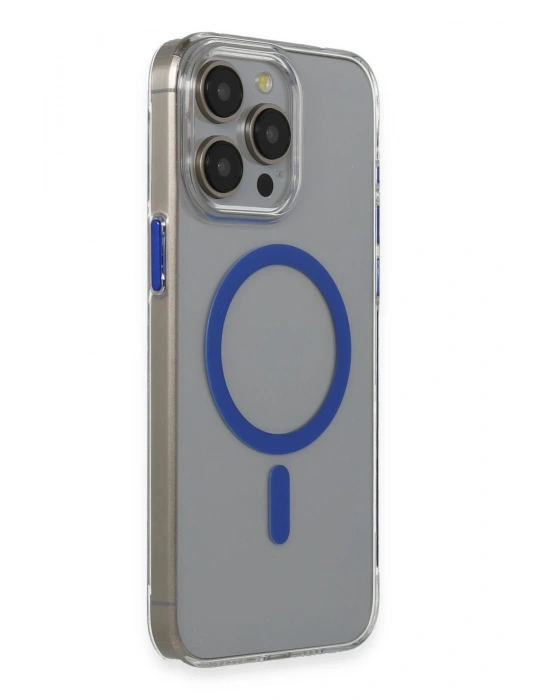 Joko iPhone 15 Pro Max Bubble Magsafe Kapak - Lacivert