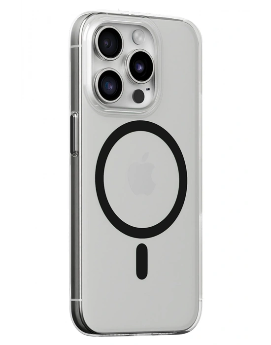 Joko iPhone 15 Pro Max Kılıf Bubble Magsafe Kapak - Siyah