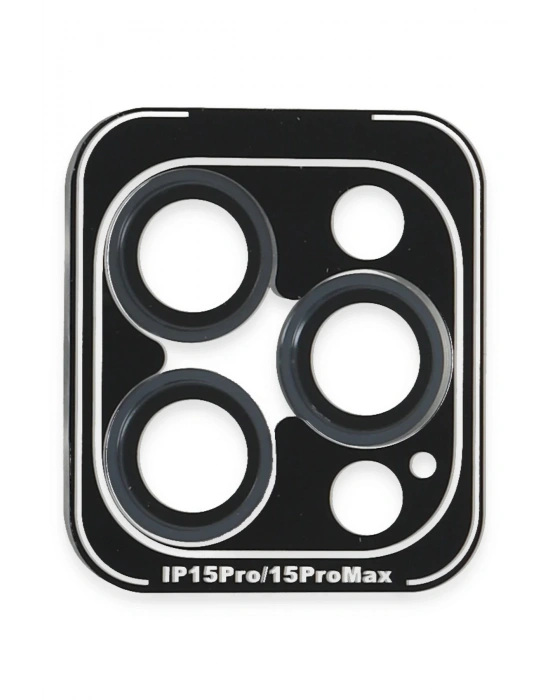 Joko iPhone 15 Pro Max PVD Metal Kamera Lens - Lacivert