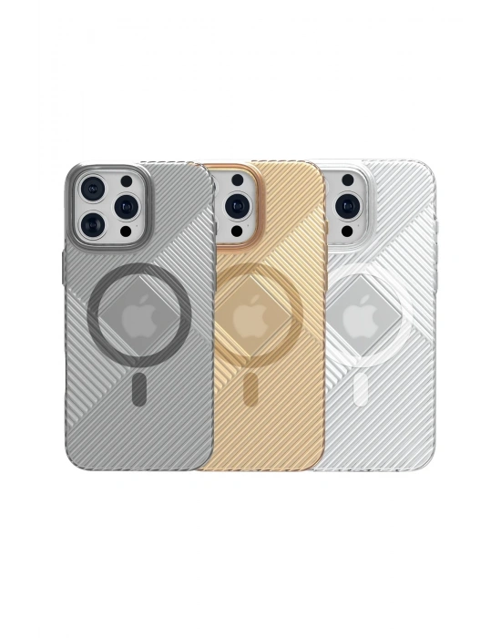 Joko iPhone 15 Pro Max Stella PC Sert Magsafe Kılıf - Şeffaf