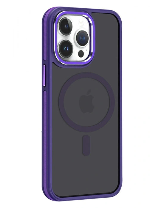 Joko iPhone 15 Pro Winner Magsafe Kapak - Derin Mor