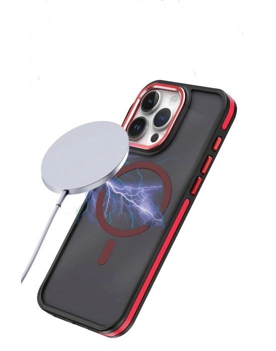 Joko iPhone 15 Pro Winner Magsafe Kapak - Gri