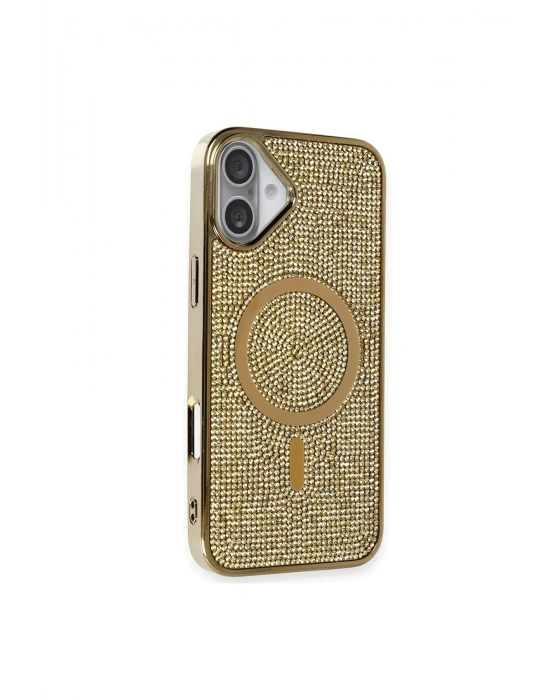 Joko iPhone 16 Plus Kılıf Helen Magsafe Kapak - Gold