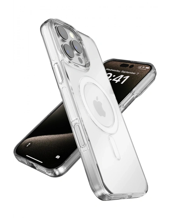 Joko iPhone 16 Pro Gleam PC Sert Magsafe Kılıf - Titan Gri