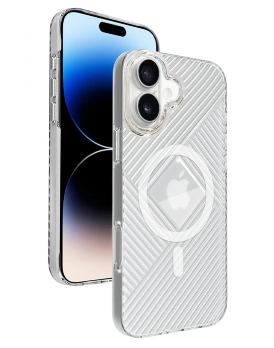 Joko iPhone 16 Stella PC Sert Magsafe Kılıf - Şeffaf