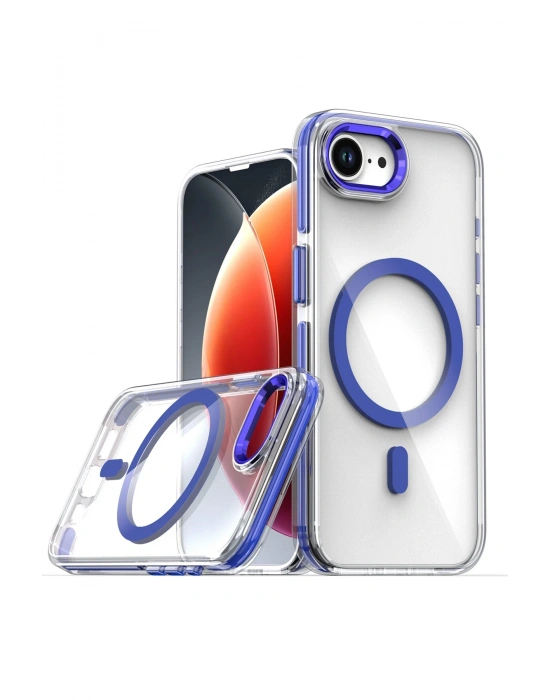 Joko iPhone 16E Bella Magsafe Kapak - Mavi