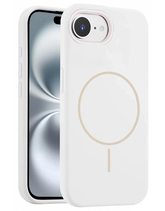 Joko iPhone 16E Kılıf Jully Magsafe Kapak - Beyaz