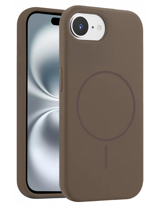 Joko iPhone 16E Kılıf Jully Magsafe Kapak - Kahverengi