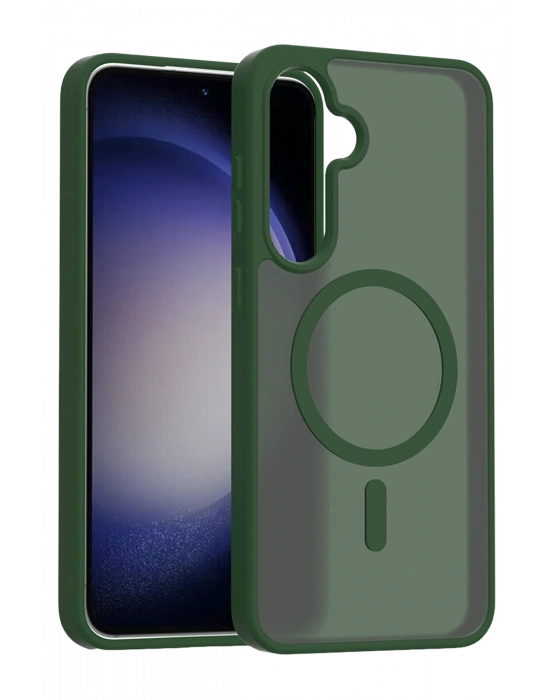 Joko Samsung Galaxy A56 Jota Magsafe Kapak - Koyu Yeşil