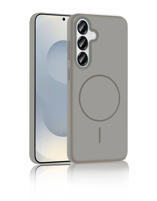 Joko Samsung Galaxy S23 FE Broş Magsafe Kapak - Mor