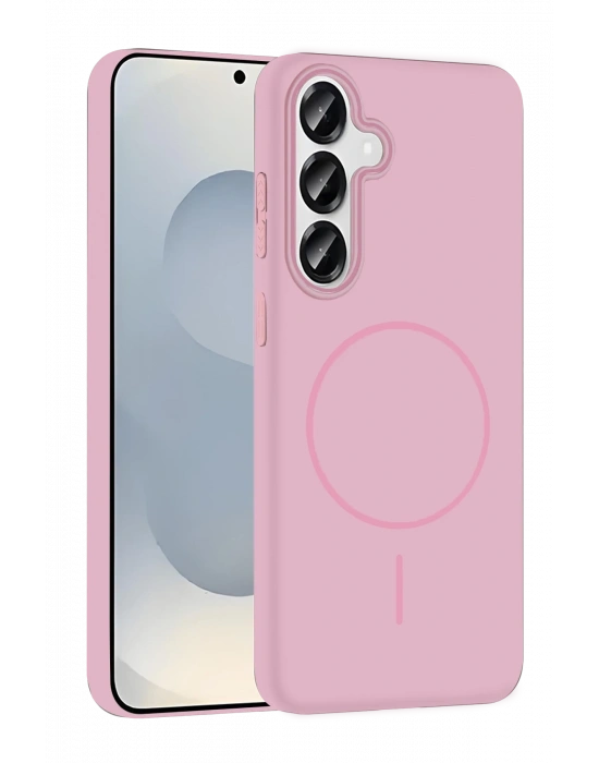 Joko Samsung Galaxy S23 FE Broş Magsafe Kapak - Pembe
