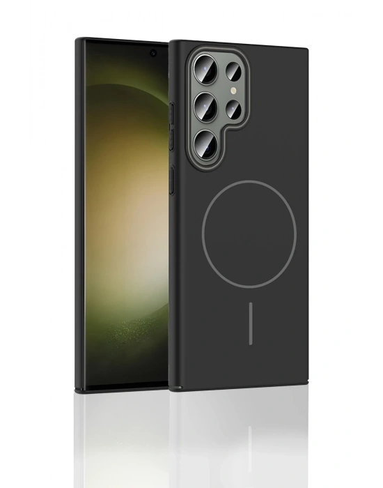 Joko Samsung Galaxy S23 Ultra Broş Magsafe Kapak - Krem