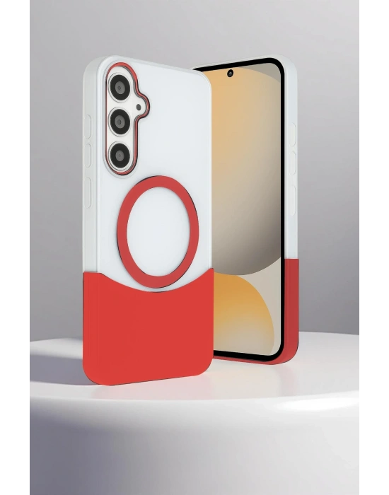 Joko Samsung Galaxy S24 FE Velar Magsafe Kapak - Çöl Titanyum