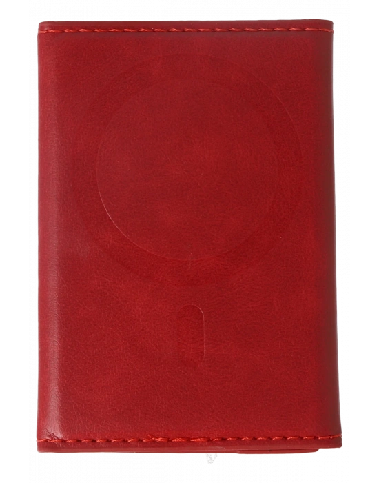 Joko Tema Magsafe Deri Kartlık - Kırmızı