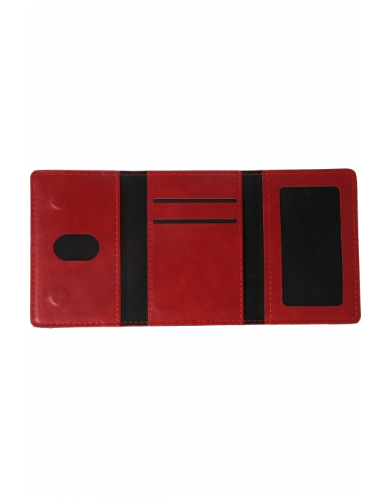 Joko Tema Magsafe Deri Kartlık - Kırmızı