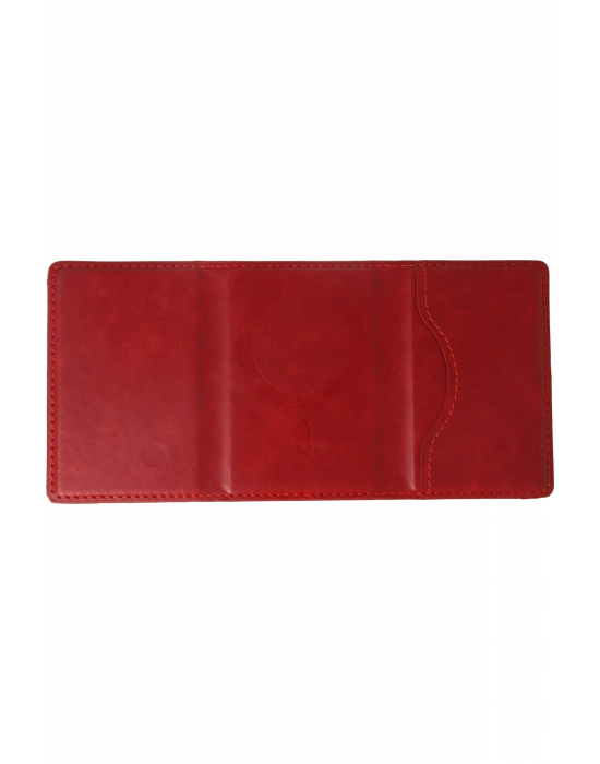 Joko Tema Magsafe Deri Kartlık - Kırmızı