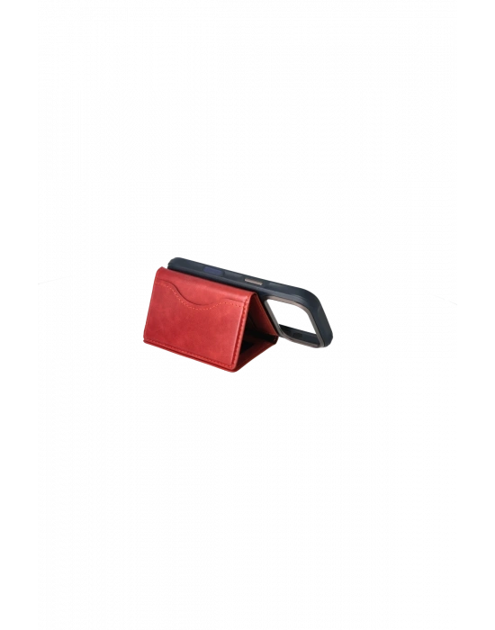 Joko Tema Magsafe Deri Kartlık - Kırmızı