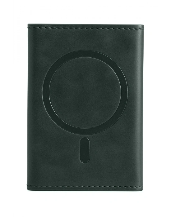 Joko Tema Magsafe Deri Kartlık - Yeşil