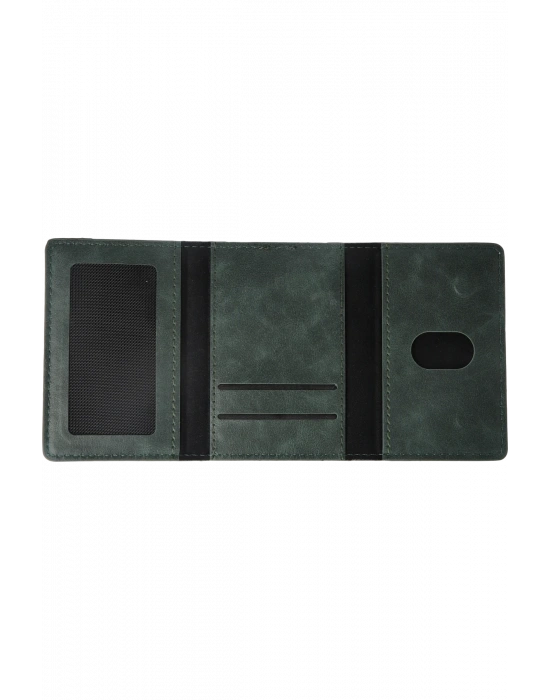 Joko Tema Magsafe Deri Kartlık - Yeşil