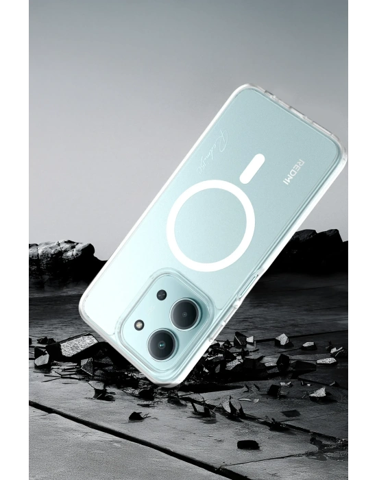 Joko Xiaomi Redmi 15C 4G Jota Magsafe Kapak - Şeffaf